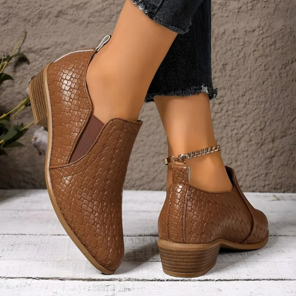Alexia™ – Zapatos Oxford de Cuero Ortopédicos