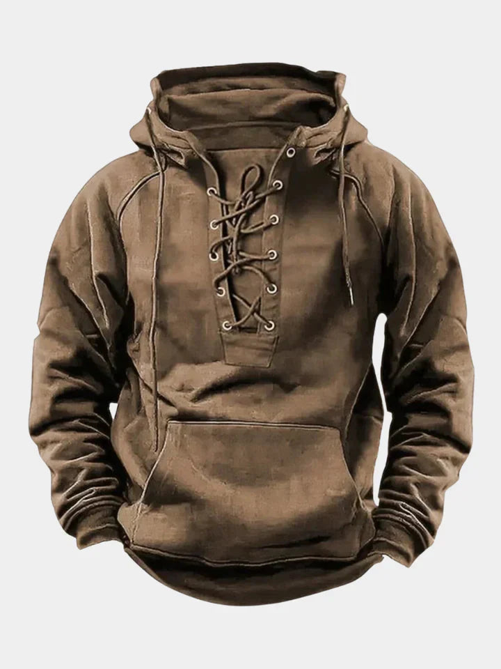 Sudadera con capucha retro: calidez, comodidad y estilo para cada aventura.