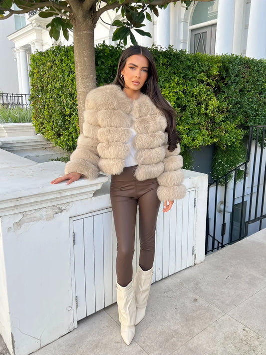 Chaqueta de piel Tiana Elegance