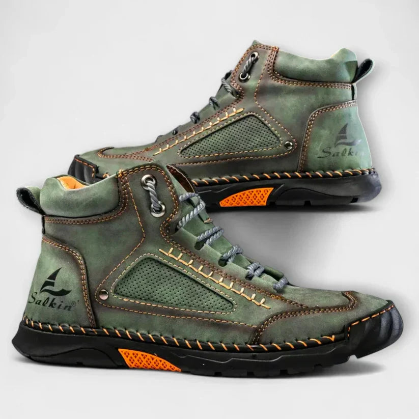 ZAPATOS ALTOS DE CUERO INDESTRUCTIBLES, IMPERMEABLES Y ORTOPEDICOS