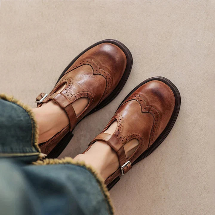 Verda - Elegante zapato de piel