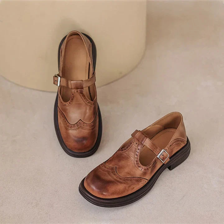 Verda - Elegante zapato de piel